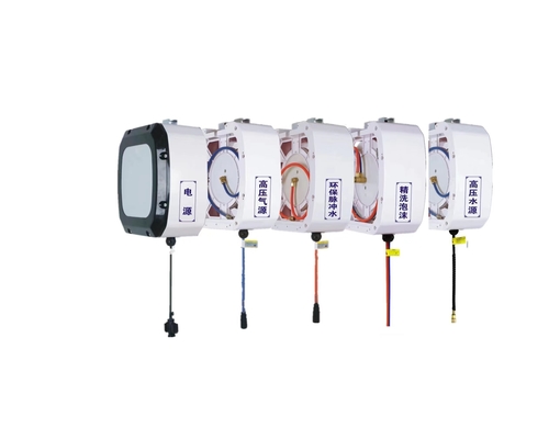 맞춤형 전압 380V 물 가스 전기 조합 Hose Reel Box 자동차 세탁기 릴