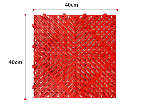 자동차 세탁소 바닥 격자 PP 40*40*2cm 격자판 바닥 매트 격자 바닥 다기능