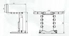 최대 바퀴 지름 1000mm Pneumatic 80kgs 바퀴 균형 기계에 대한 바퀴 리프트