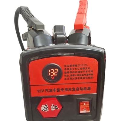 스파크 پروف 휴대용 12V 자동차 점프 스타터 자동차 비상 도구 출력 5V 12V 16V 24V