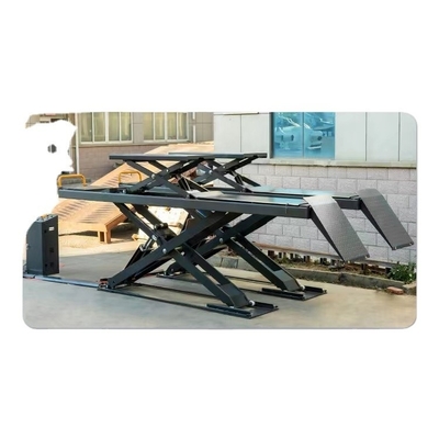 SCISSOR 리더 L68S 지상 자동차 엘리베이터 효율을 위한 이중 실린더 수압 엘리베이터