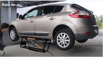 CE ISO9001 L520E 2500kg 휴대용 빠른 차량 시저 자동차 세탁용 승강장 제조