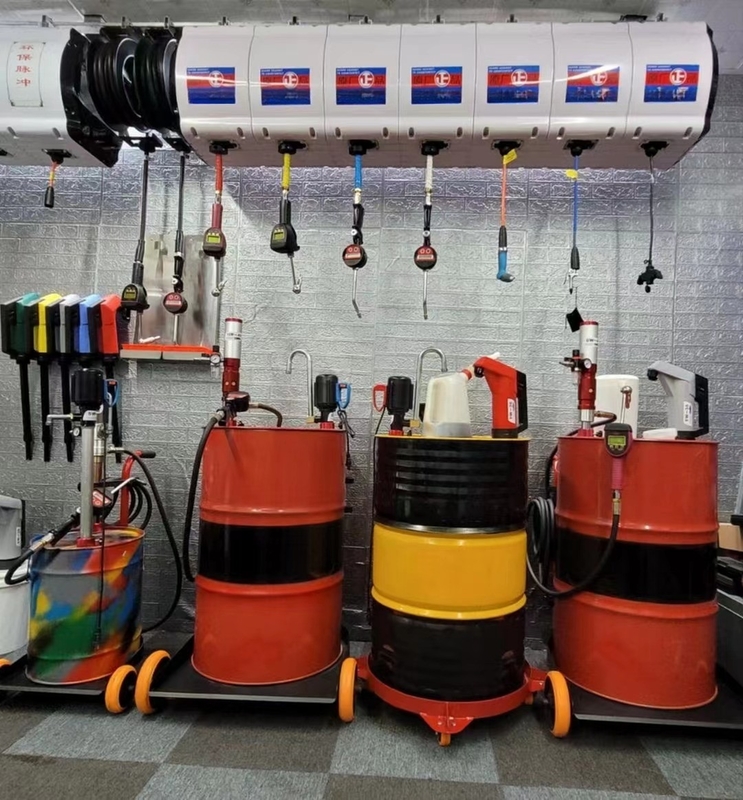 600cc 공기 가동 압력 피스톤 드럼 배럴 엔진 모터 윤활유 기압 오일 전송 펌프 카운터