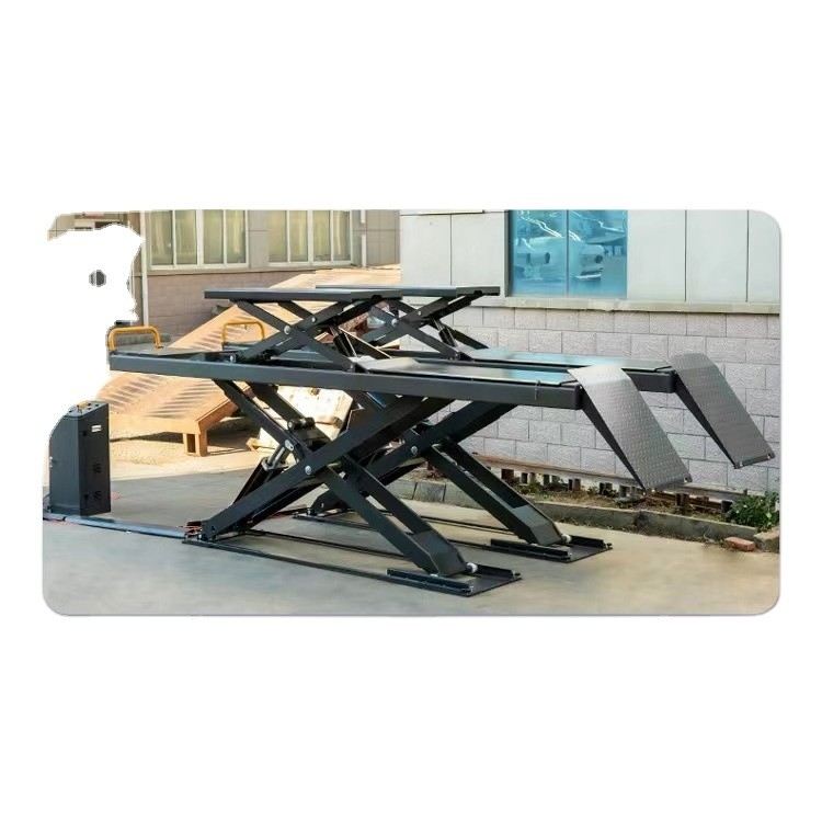 SCISSOR 리더 L68S 지상 자동차 엘리베이터 효율을 위한 이중 실린더 수압 엘리베이터
